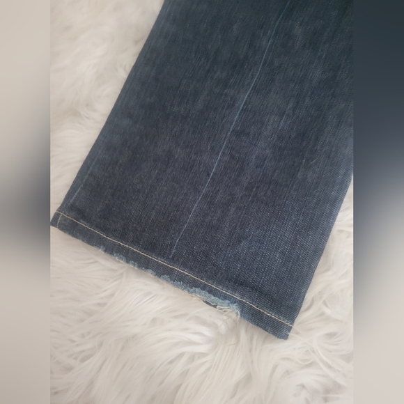 David Kahn-Wide Leg-Dark Denim-Womans Jeans Sz 6 - Picture 11 of 12